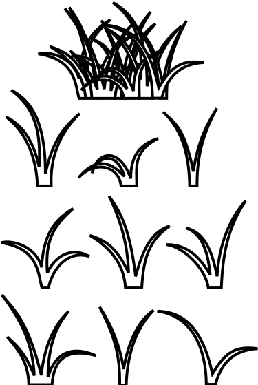 Grass Clipart Clipart - Coloring Book Grass (400x560)