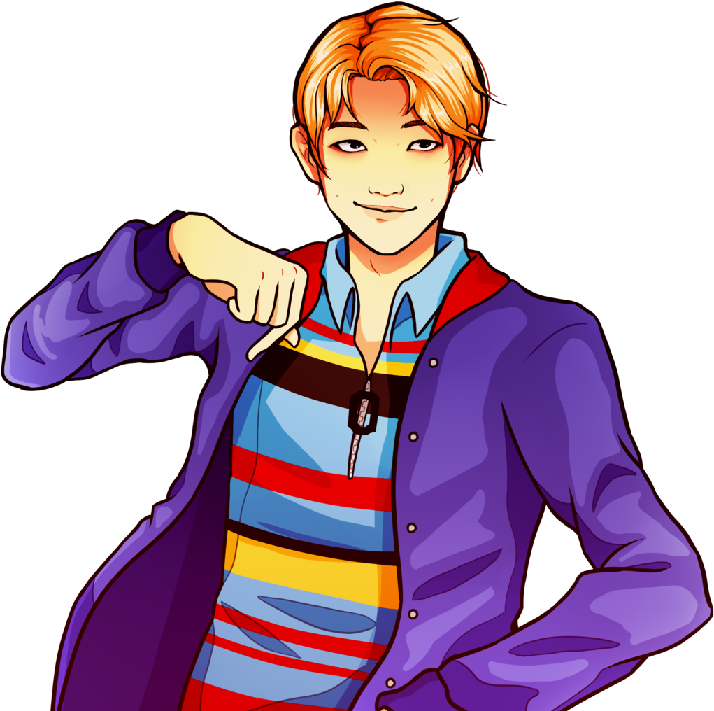 Rap Monster Bts By Flyingpings - Png Namjoon (1024x1024)
