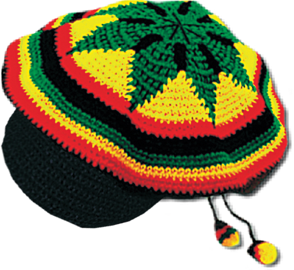 Rastafarian Hat Png - Reggae (600x551)