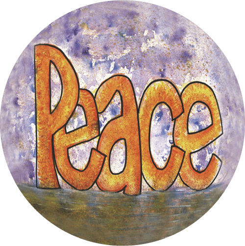 Peace Mini Sticker - Infamous Network Peace Small Bumper Sticker Decal 3 (500x501)