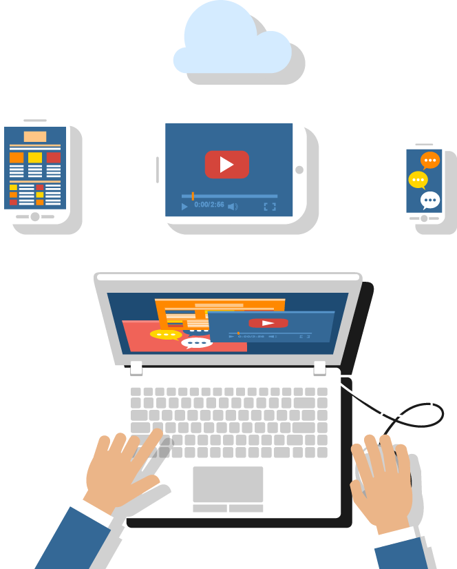 Anímate A Estudiar - Vector Web Responsive Png (664x826)