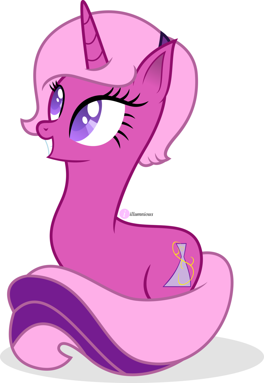 Illumnious, Cutie Mark, Grin, Legless, Limbless, Missing - Cartoon (1024x1484)