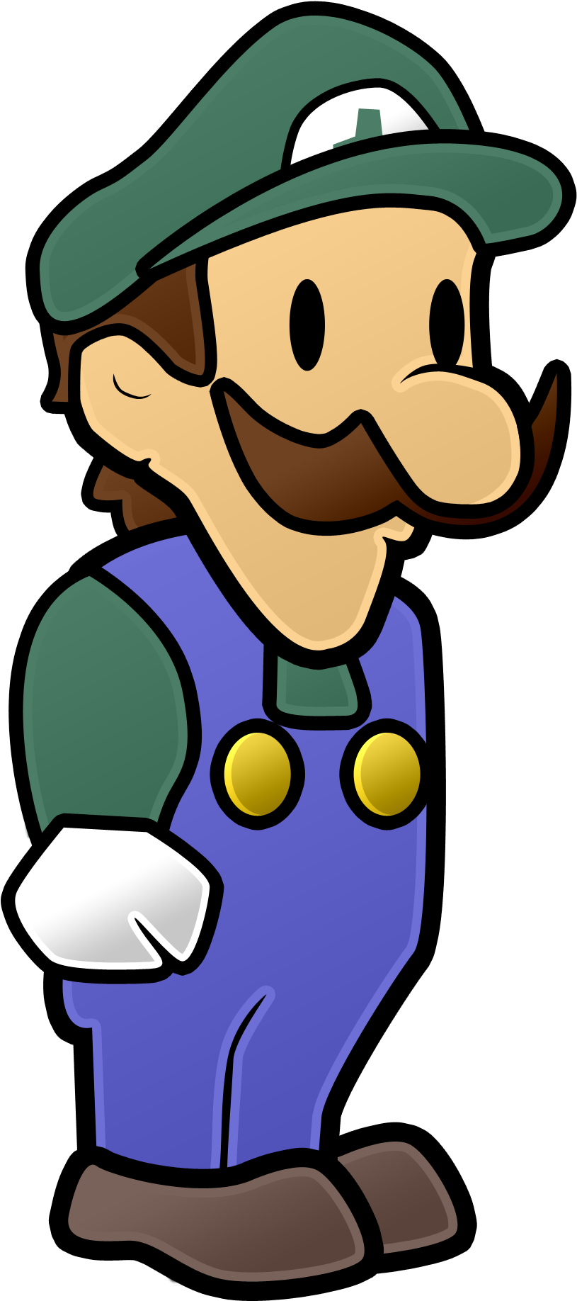 Mario Is Missing Mario Clip Art Headgear - Moving Weegee (1000x1933)