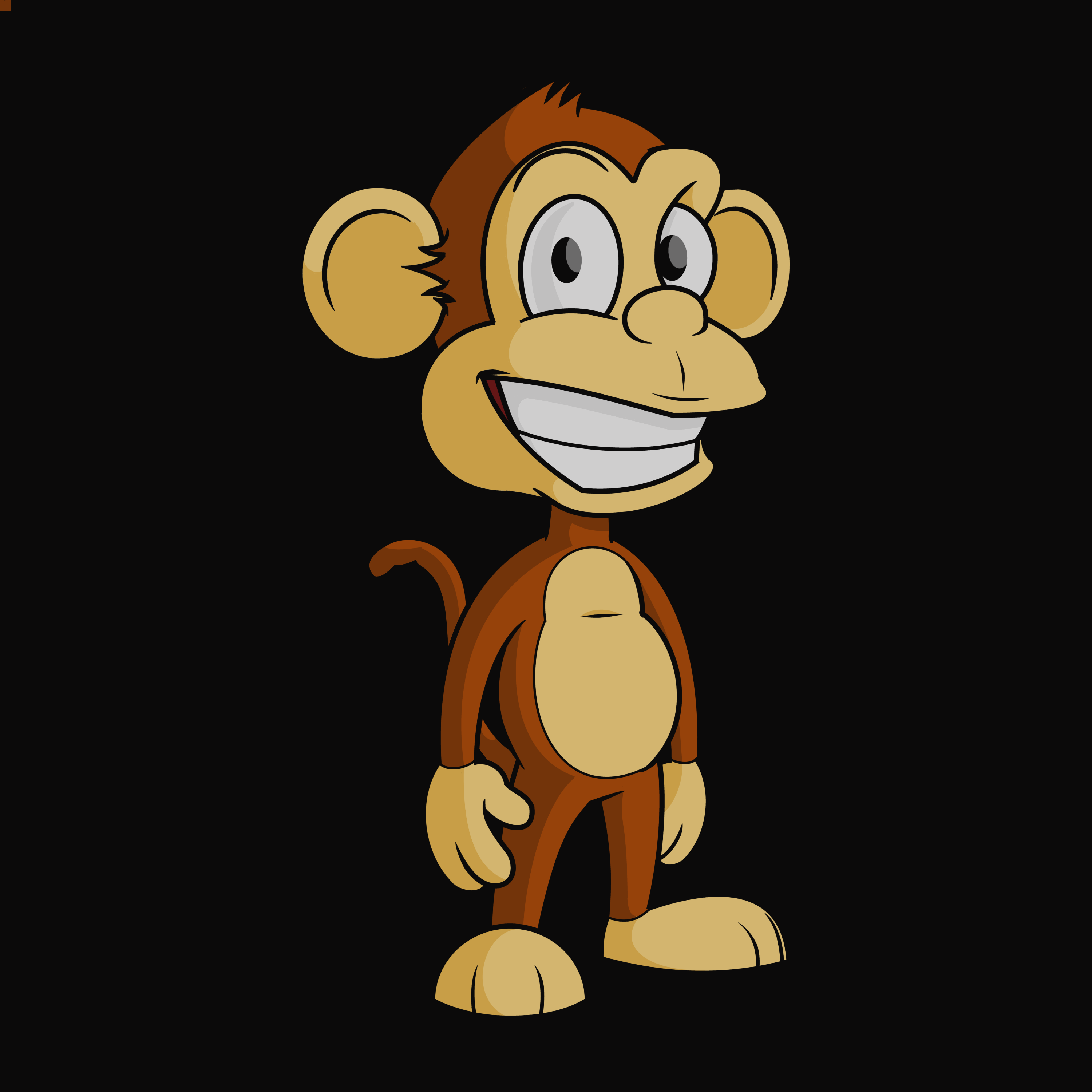 Free Cartoon Clip Art Vectors Archives Famous Cartoon - Clip Art (3000x3000)