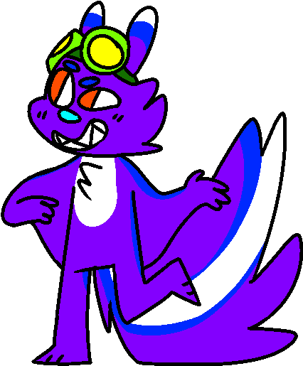 Flying Squirrel By Spicy-shark - Cartoon (450x550)