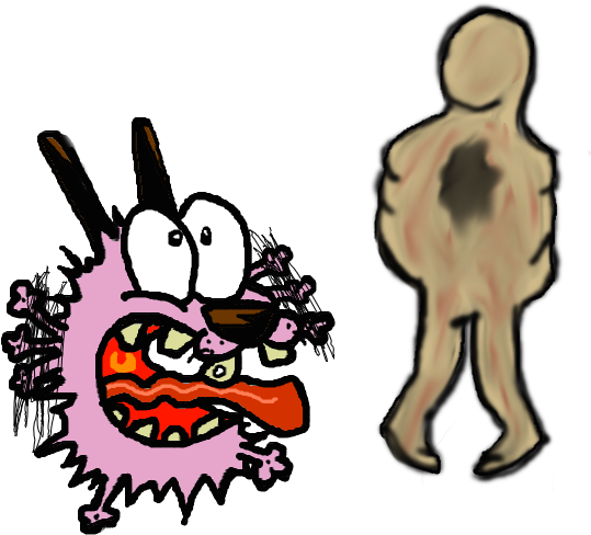 Courage The Cowardly Dog - Courage The Cowardly Dog (625x551)