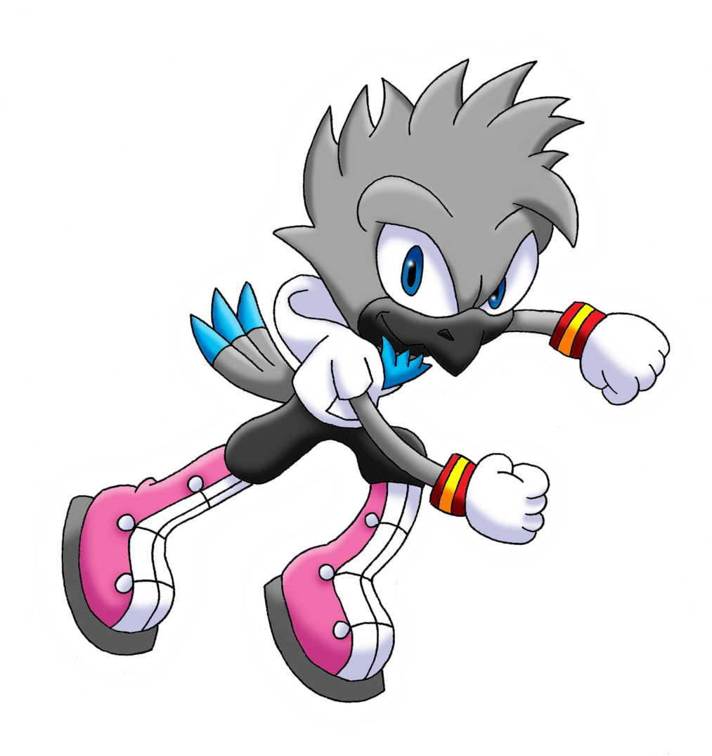 Silent Crow By Seltzur The Hedgehog - Crow The Hedgehog (1024x1099)
