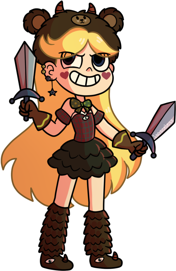Bad Girl By Isosceless - Imágenes De Star Butterfly La Guerrera (692x1154)