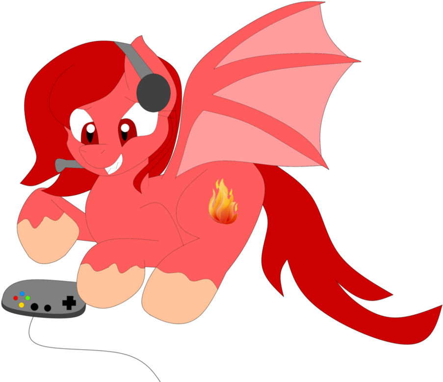 Spicy Demon By Fire Torchie Heart - Cartoon (1003x797)