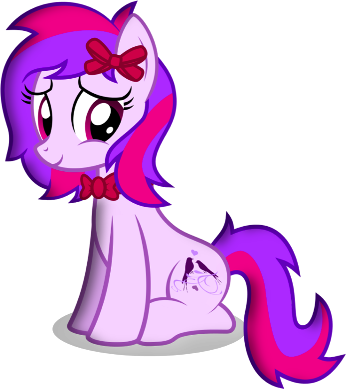 Silent Sitting By Mypaintedmelody - Cartoon (694x781)