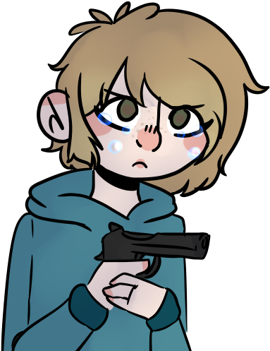 Im Alive But I Wish I Was Dead By M-meliaa - Cartoon (405x555)