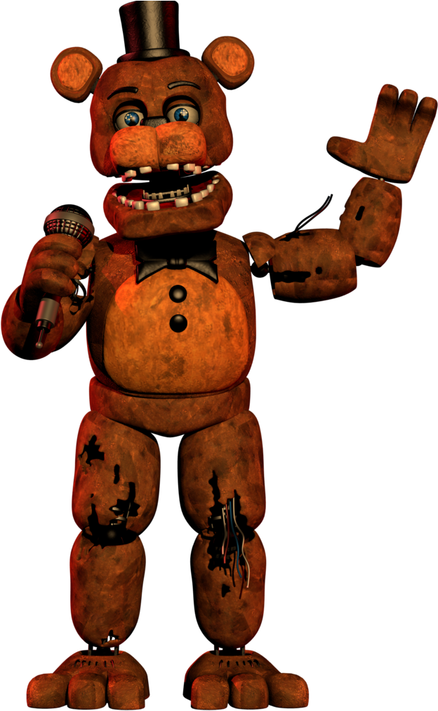 Coolio New Spicy Freddy By Theminegamer Coolio New - Fnaf 2 Withered Freddy (1024x1024)
