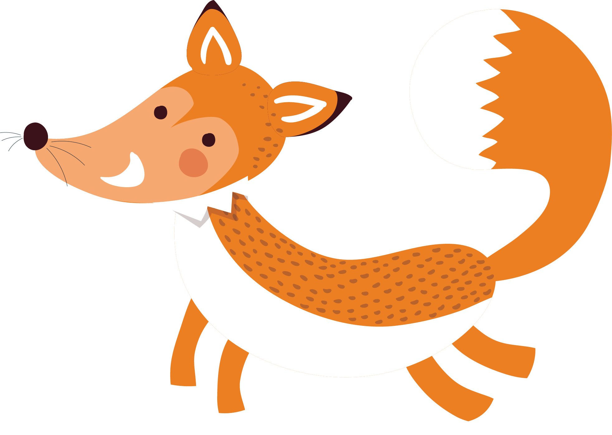 Fox Cuentos De La Selva Clip Art - Vector Graphics (1964x1399)
