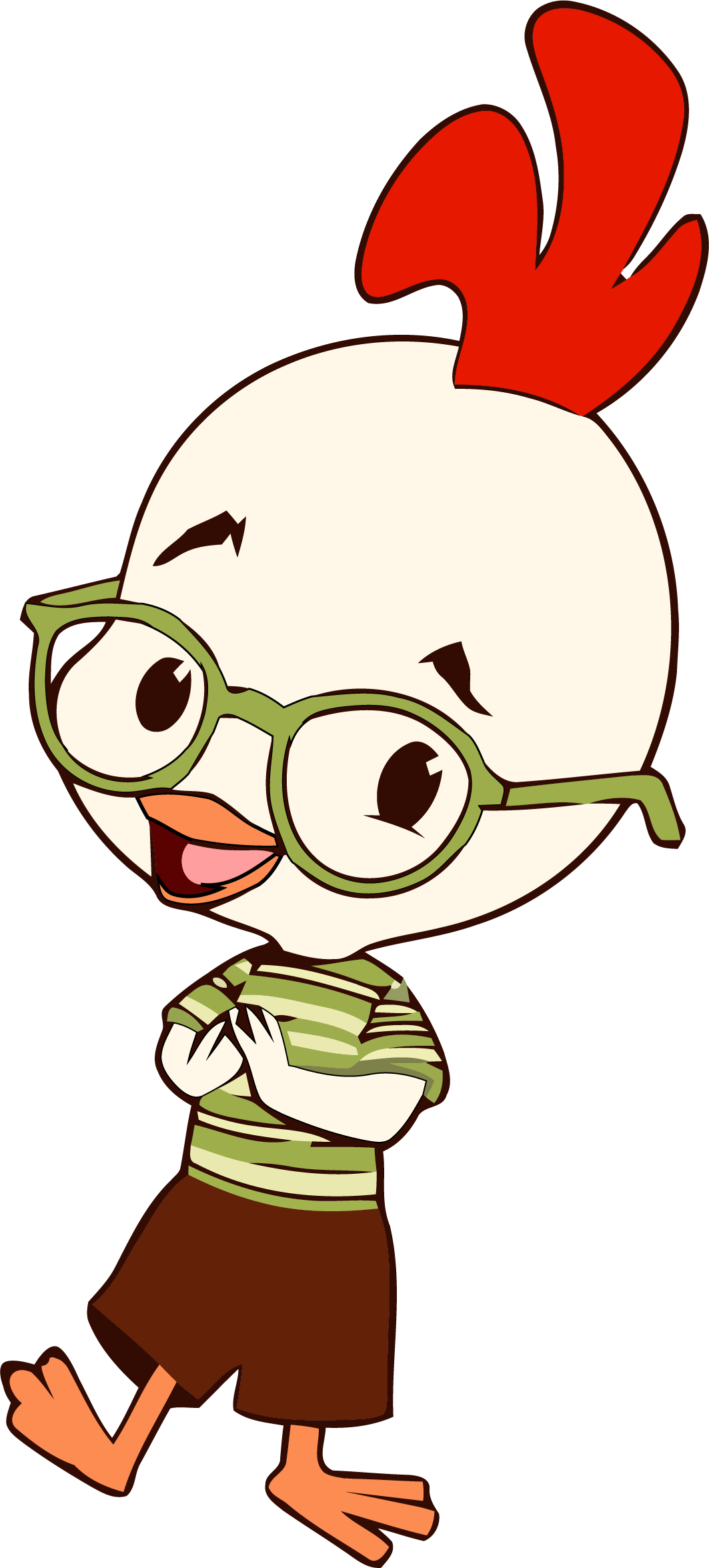 Chicken Little Happy Clipart Png - Çizgi Film Karakterleri Boyama Sayfaları (1063x2351)