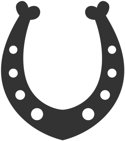Horseshoe Talisman Silhouette Transparent Png - Horse Shoe Clip Art (512x512)