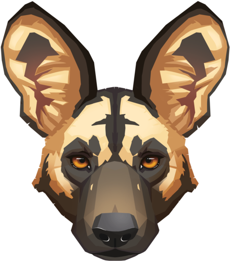 Wild Dog Face By Eliket On Deviantart - African Wild Dog Face Drawing (600x600)