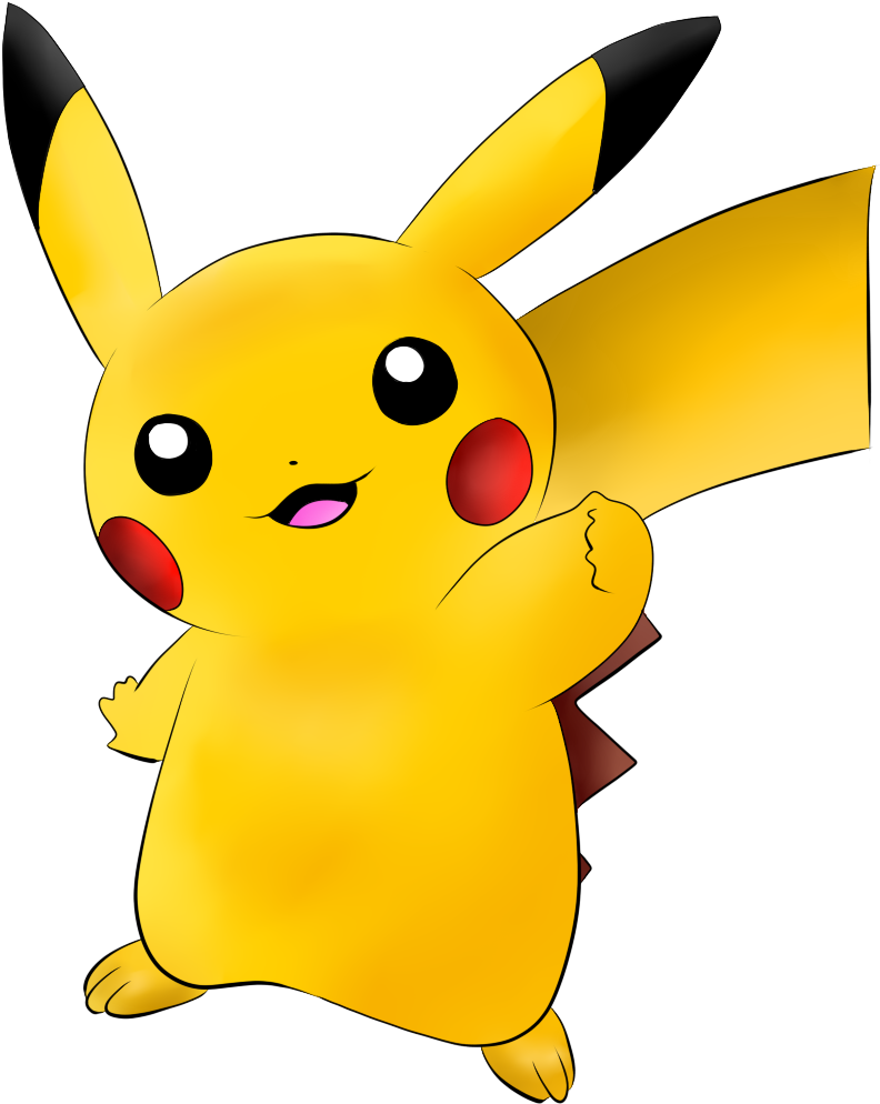 025 Pikachu Colored Lineart By Lilly Gerbil By Trainertouko - Pikachu Svg File (793x1000)