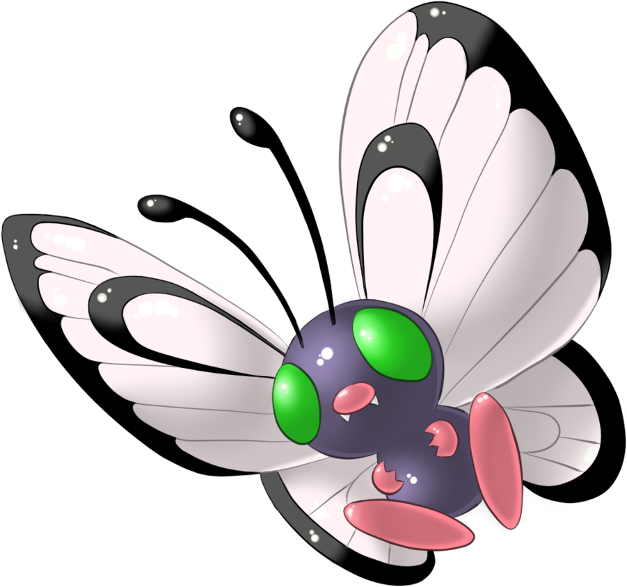Butterfree Shiny By Lilly-gerbil - Pokemon Butterfree Shiny (900x853)