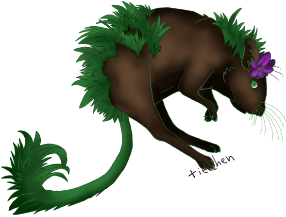 Meet Salli, An Orphaned Gerbil Who Decided To Stay - Illustration (595x452)