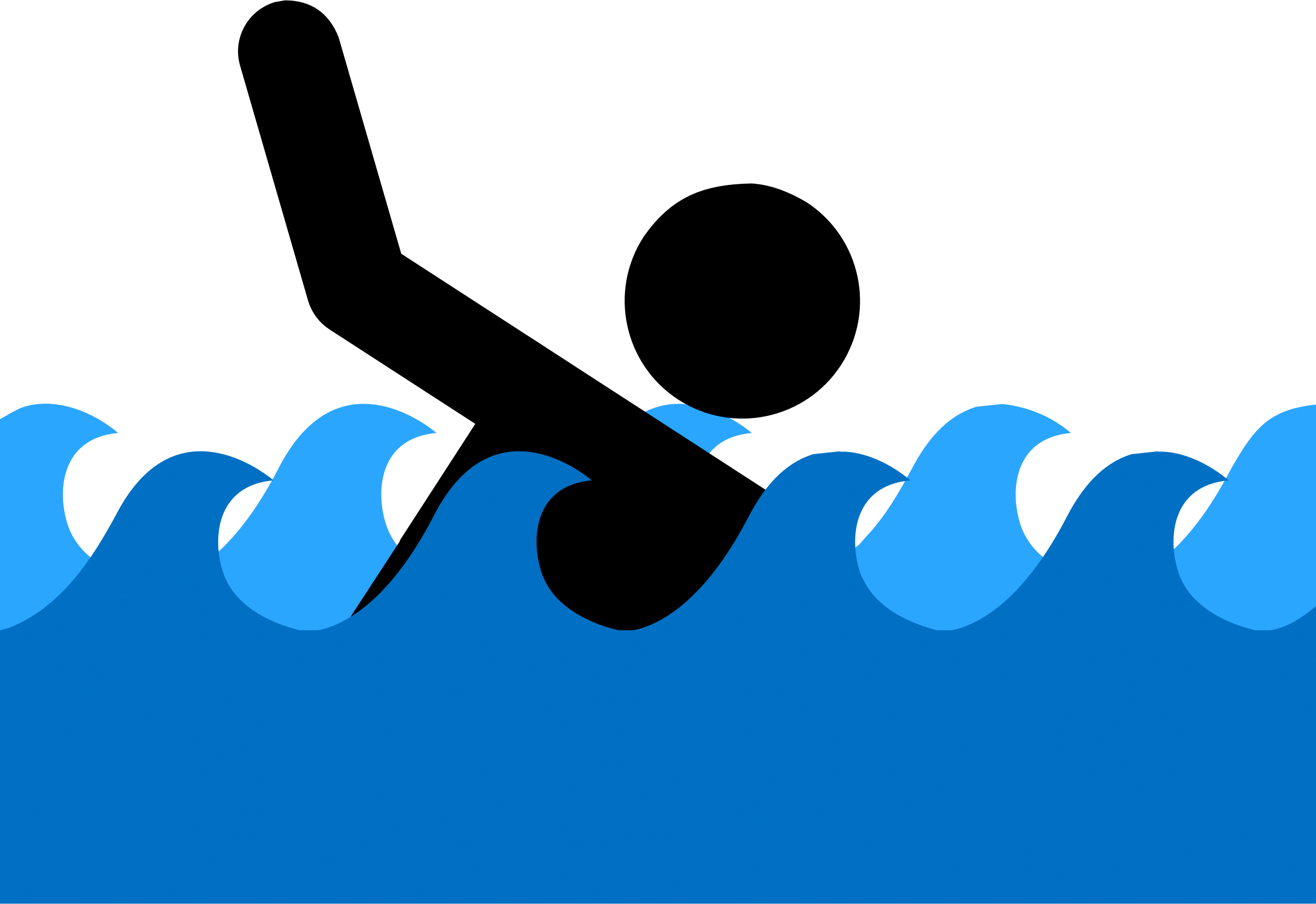Clipart - Drowning Clipart (2400x1648)