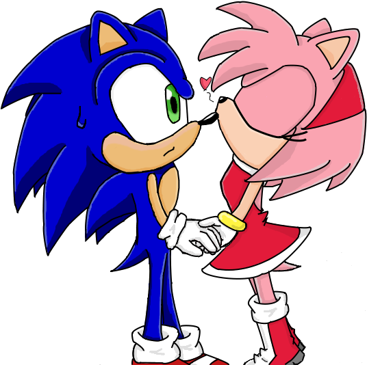 Sonamy Nose Kiss - Cartoon (730x588)