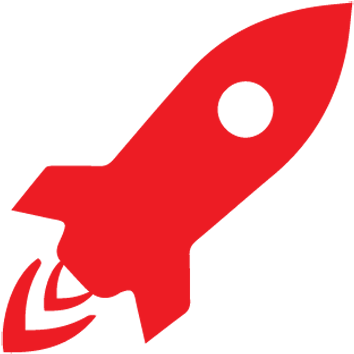 Execute - Rocket Icon Grey (365x376)