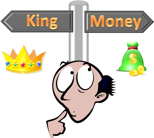 Do You Want To Be Rich Or Do You Want To Be King - Knowledge (663x532)