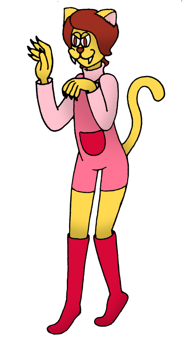 Demon Kitty Rag By Xosogo - Demon Kitty Rag By Xosogo (669x1195)