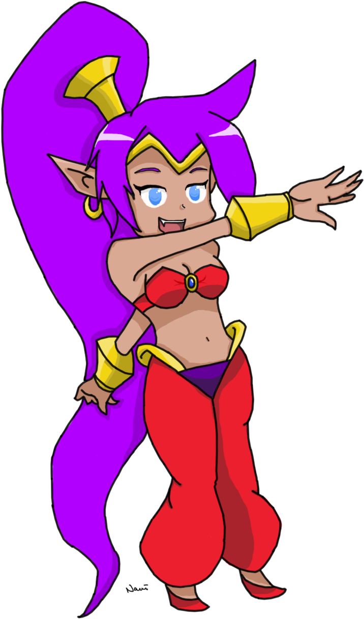Image Clip Art Illustration Deviantart Cosplay - Shantae (900x1355)