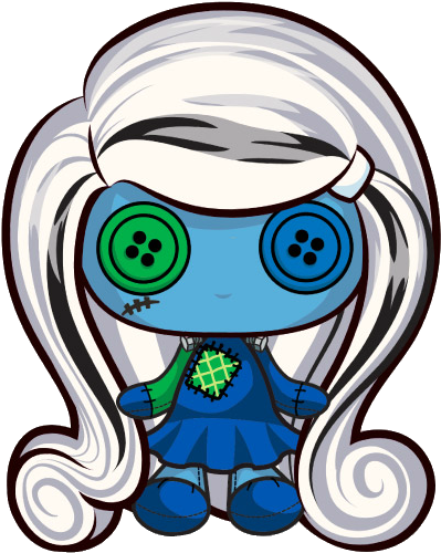 Mini Monster, Monster High, Cartoon Girls, Rag Dolls, - Monster (417x517)