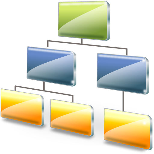 Organization Chart Icon - Icone Organograma Png (512x512)