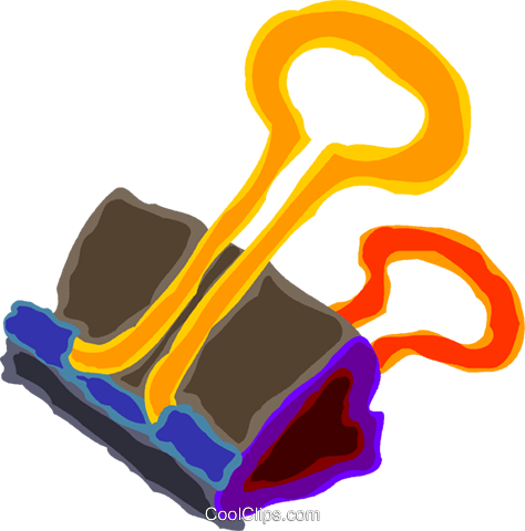 Alligator Paper Clip Royalty Free Vector Clip Art Illustration - Student (474x480)