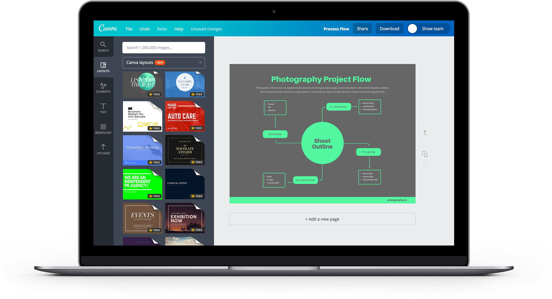 Explain Your Process Using Clever Symbols, Shapes And - Flowchart Canva (2204x1205)