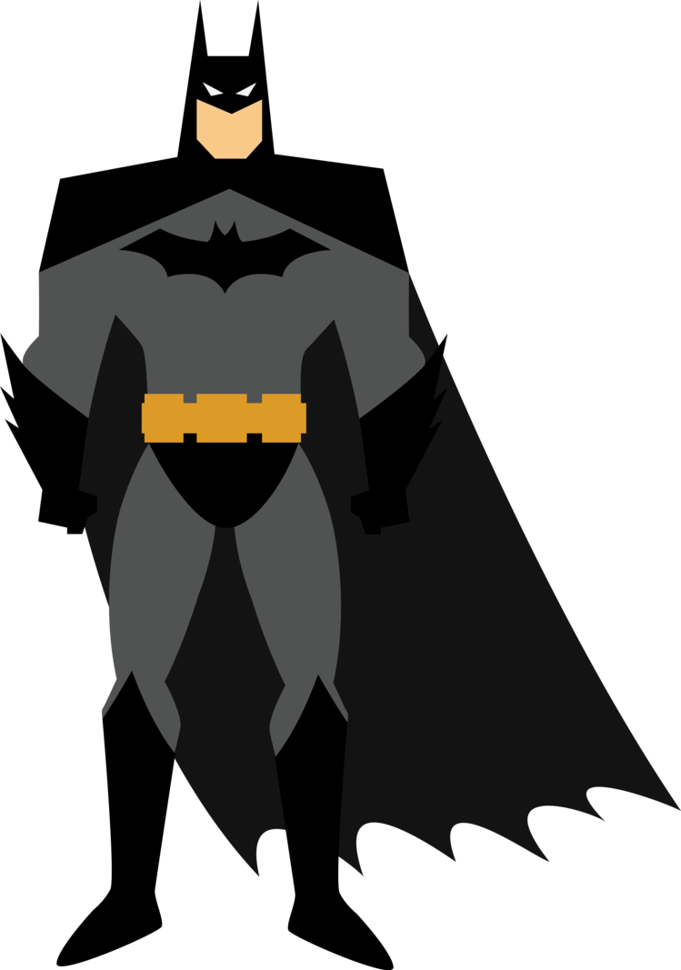 The Batman By Wolftron - Batman 90s Cartoon Png (749x1067)