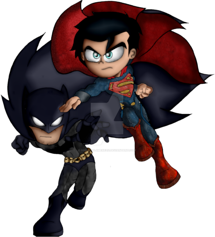 Batman V Superman By Oswaldojimenez11 - Batman V Superman: Dawn Of Justice (854x935)