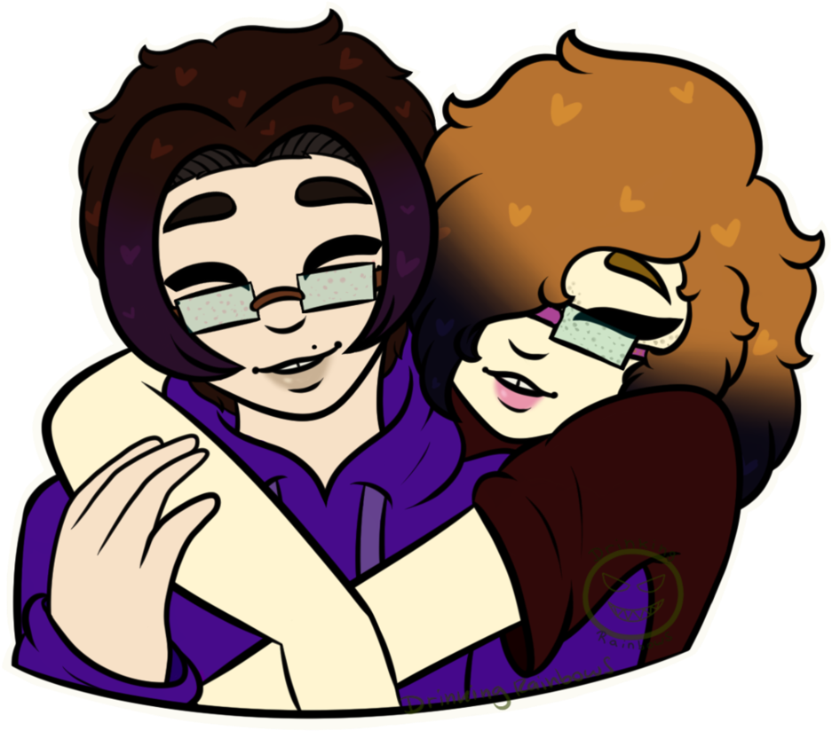 You And Me Baby We're Stuck Like Glue - Cartoon (949x842)