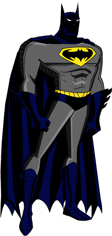 Jlu Superman Speeding Bullets Batsuit By Alexbadass - Superman Speeding Bullets Batsuit (400x836)