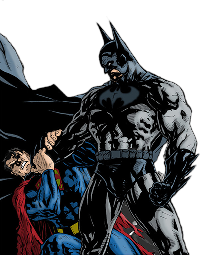 Batman Beats Superman Wallpaper Superman Beats Up Batman - Batman Vs Superman (400x511)