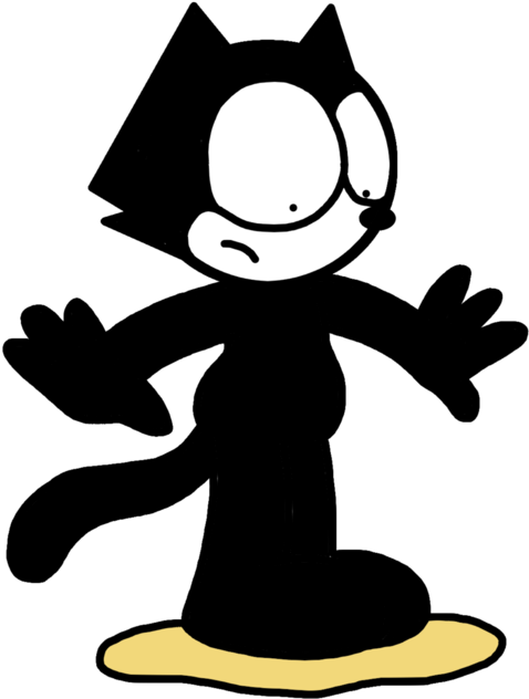 Felix With His Feet Trapped At Glue By Marcospower1996 - Felix With His Feet Trapped At Glue By Marcospower1996 (894x894)