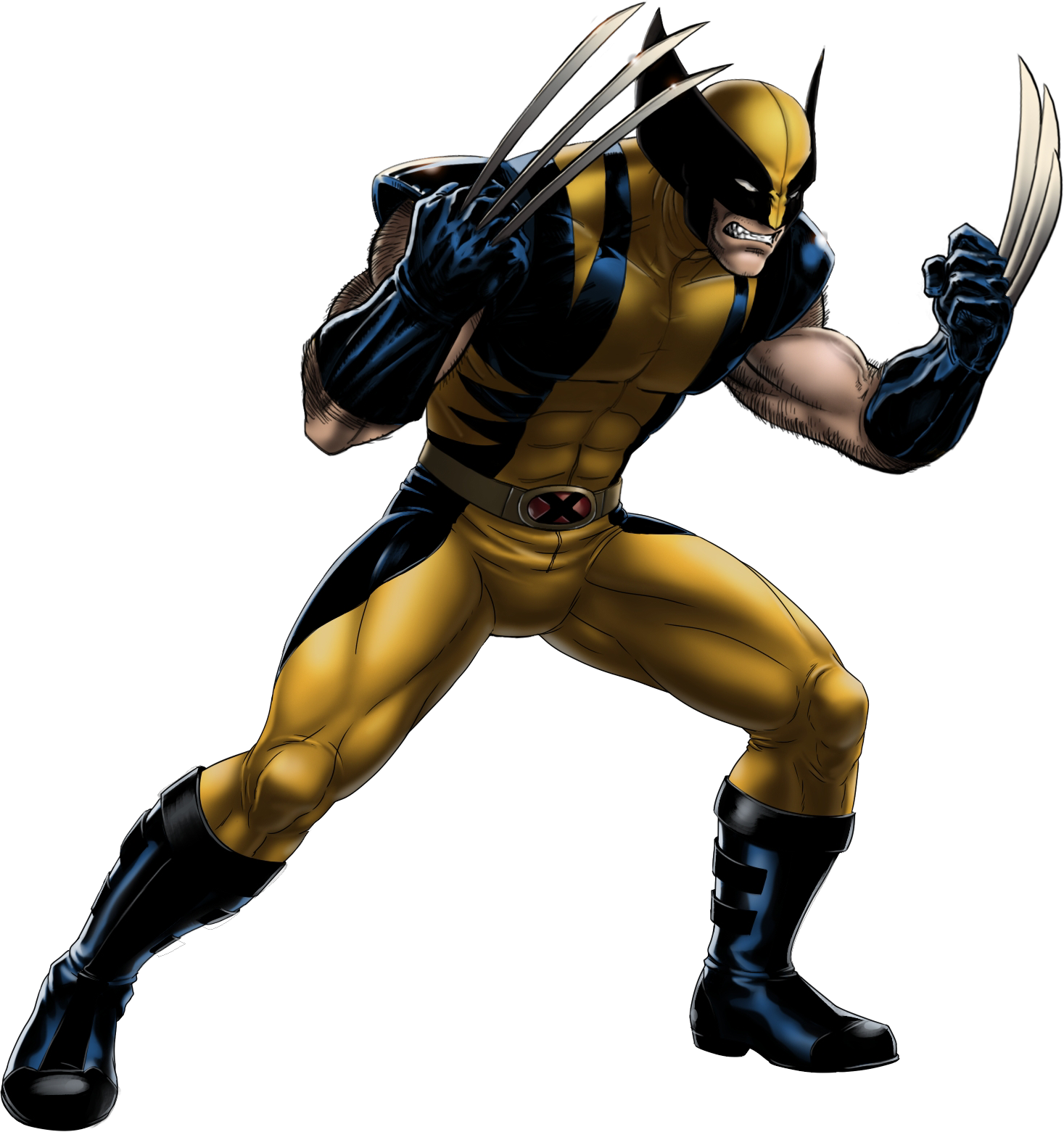 Batman Vs Superman Vs Spiderman Vs Hulk Download - Wolverine X Men Png (1467x1561)