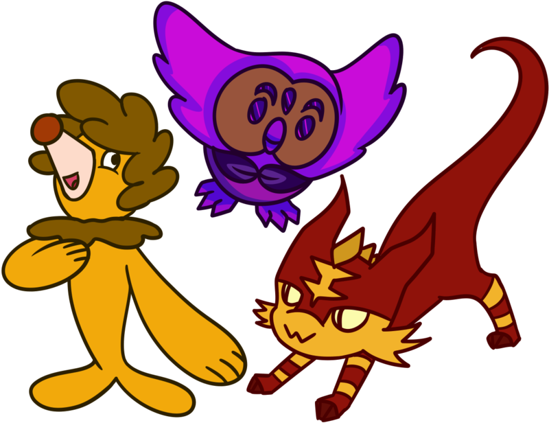 The Meme Team As Pkmn By Marshmeowlow - Cartoon (900x659)