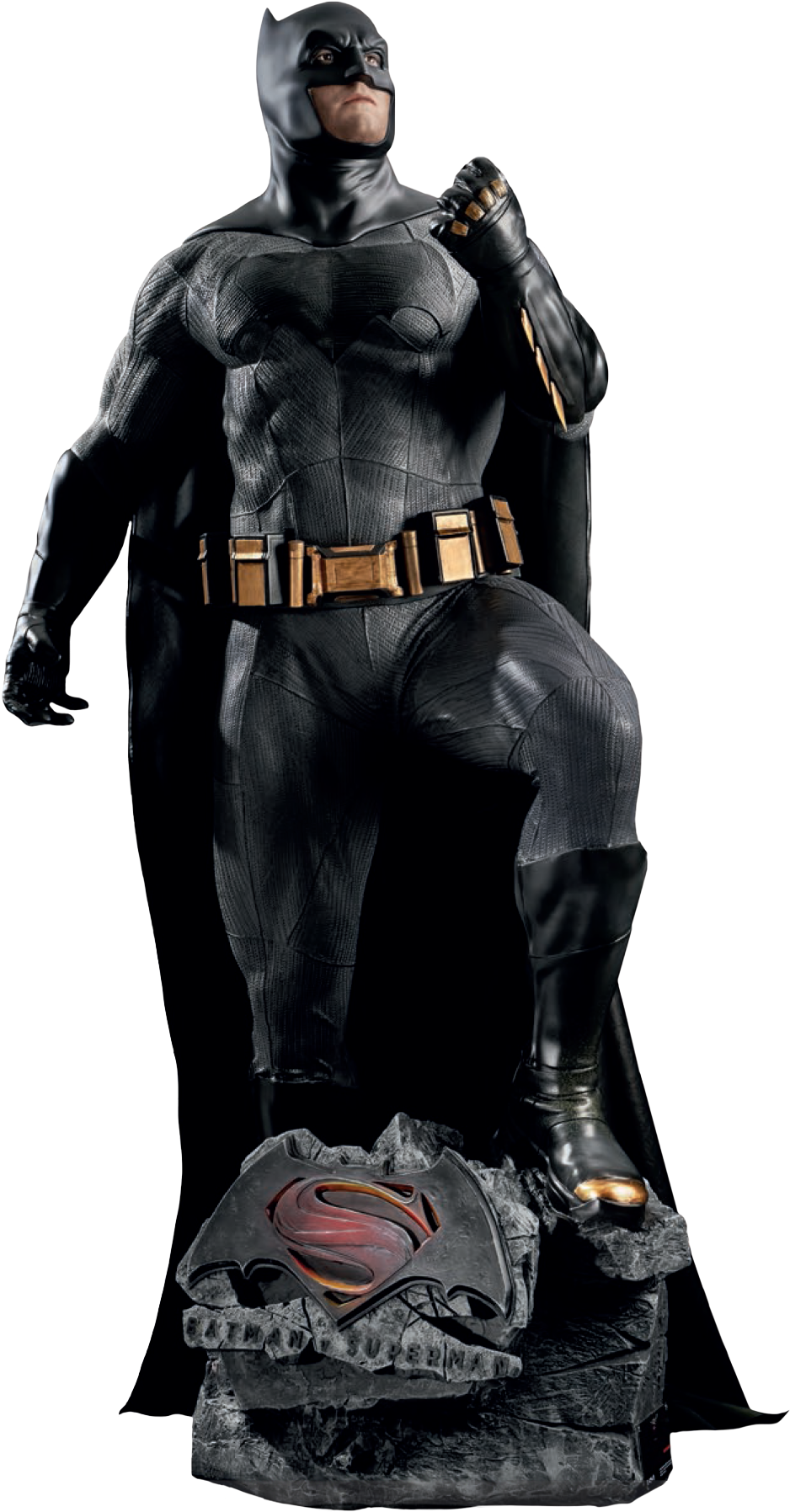 Batman Vs Superman - Batman Life Size Statue (938x1801)