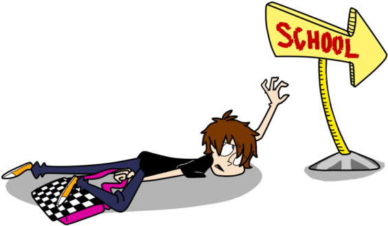 Fear Clipart Worried Mother - Dragging Myself To Work (620x392)