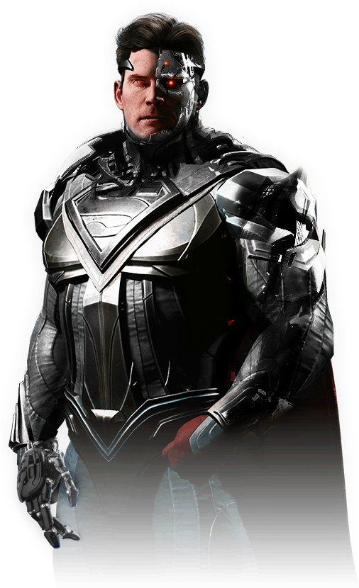 Injustice 2 - Cyborg S - - - Injustice 2 Superman Armor (510x840)