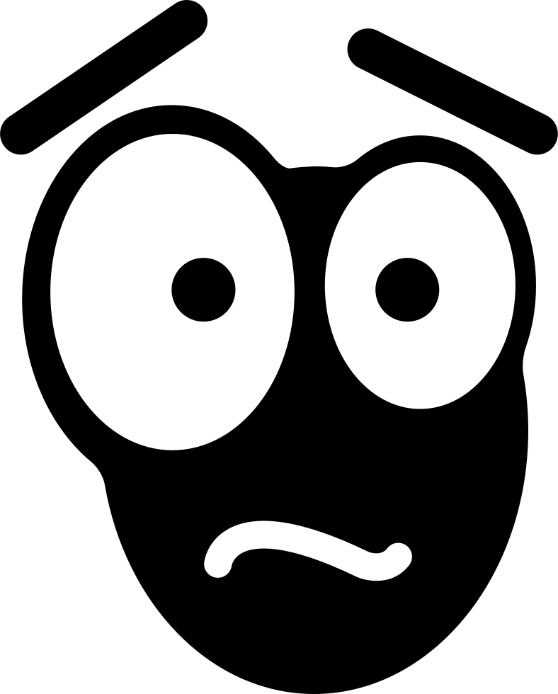 Afraid Face Comments - Afraid Icon Png (788x980)