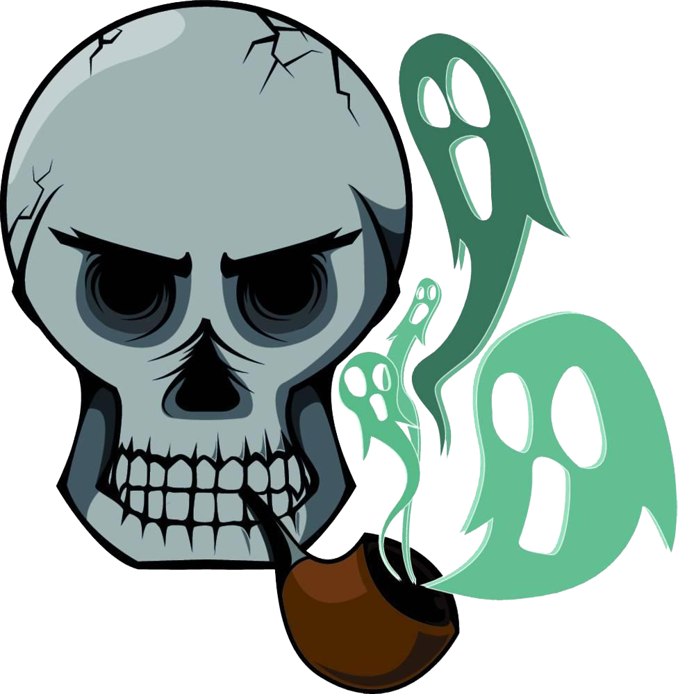 Cigarette Smoking Skull Stock Photography - Caveira Fumando Png (976x1000)