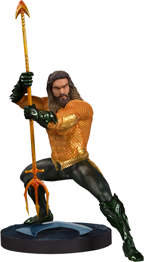 Aquaman Statue - Aquaman Comic Con 2018 (480x872)