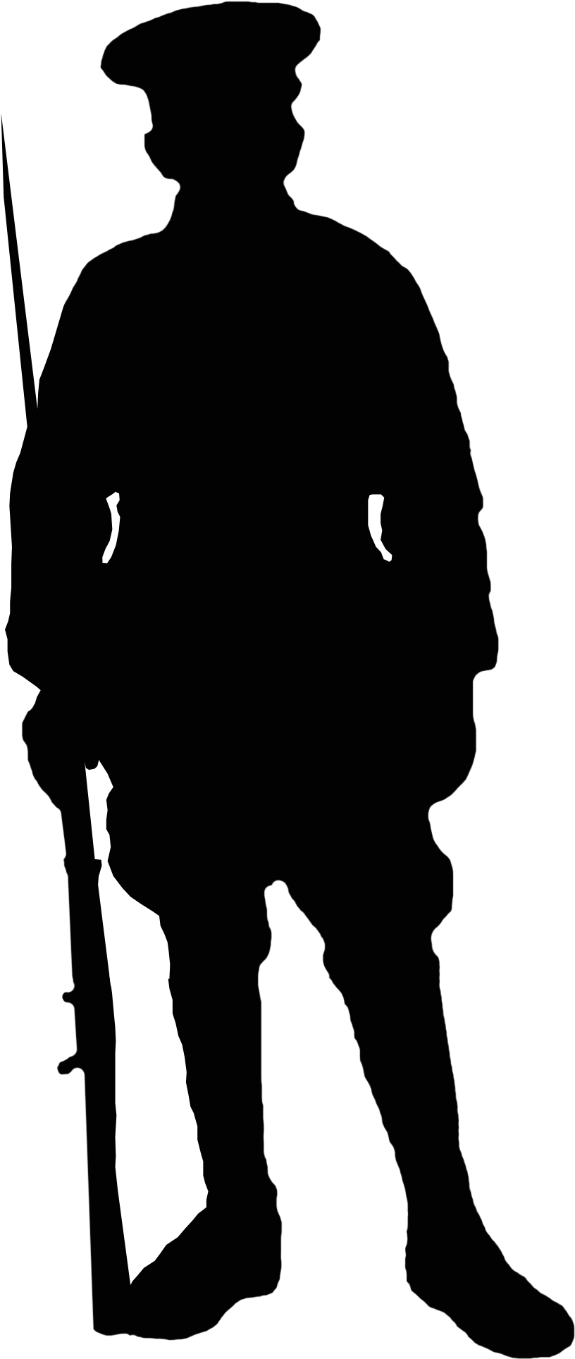 Filesilhouette 279799 1280 - First World War Soldier Silhouette (2000x2000)