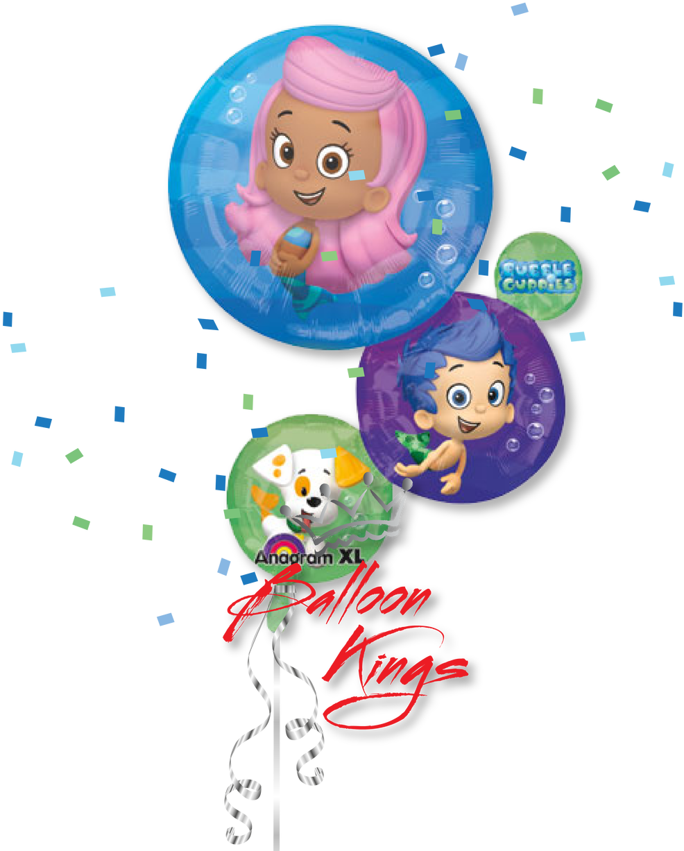 Bubble Guppies - Amscan International S/shape Bubble Guppies (1280x1280)