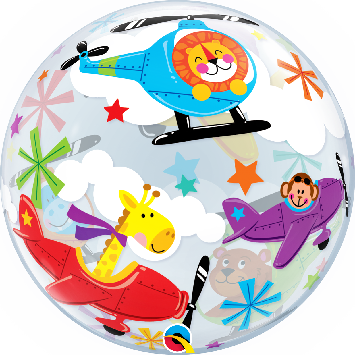 Bubble Balloon - Flying Circus 56 Cm (1236x1236)